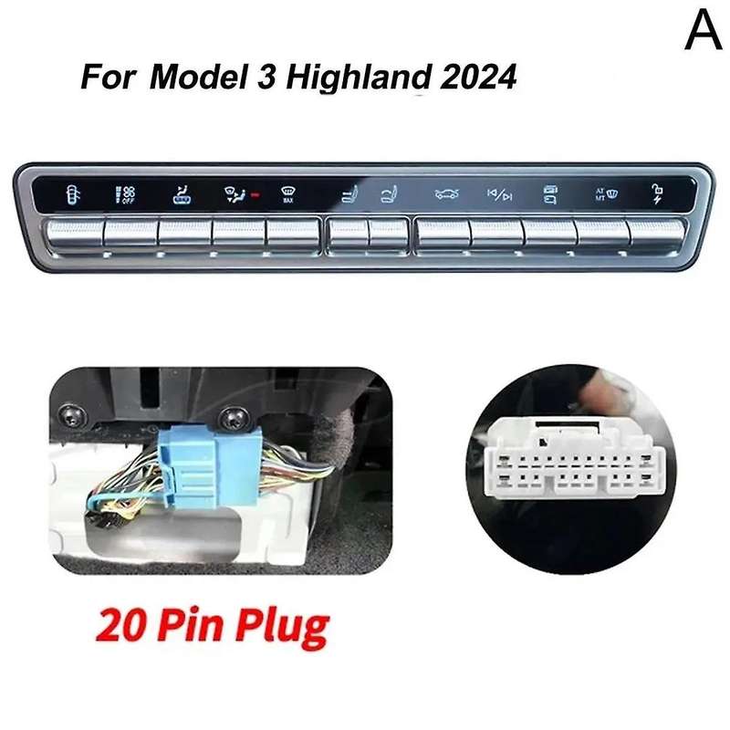 26/28 Pin Plug Screen Smart Physical Button for Model 3/Y Modification and Upgrade Central Control P