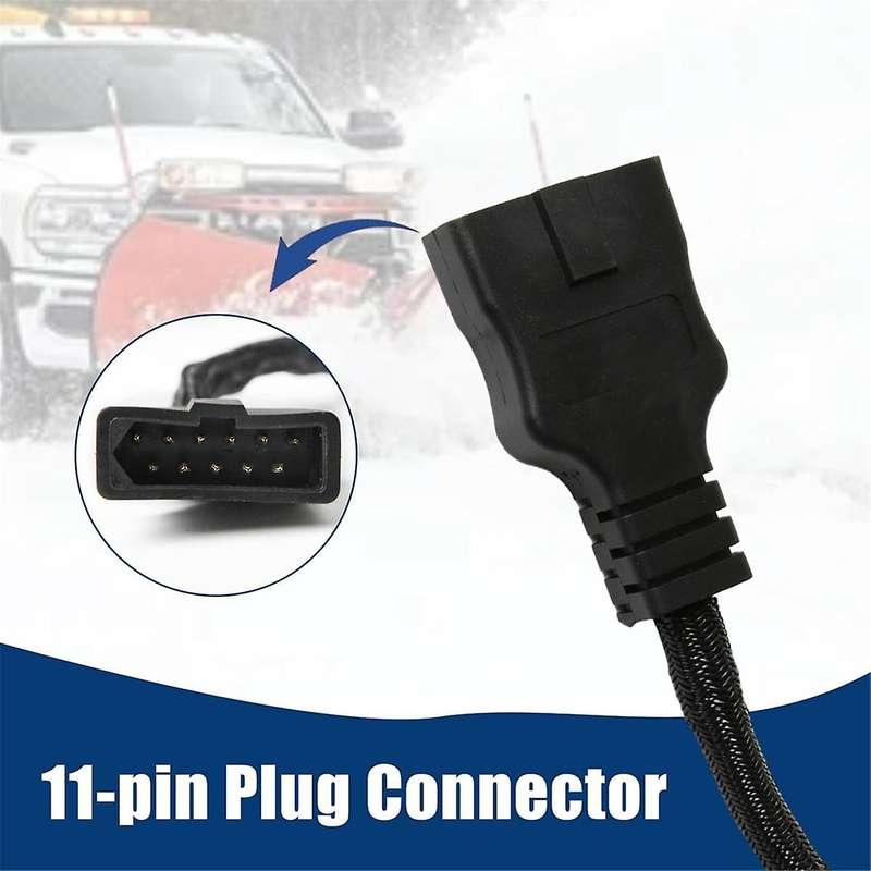 26347 26377 11 Pin Plow Side Light Wiring Harness 3 Plug for Western SnowEx Plows Snow Plows