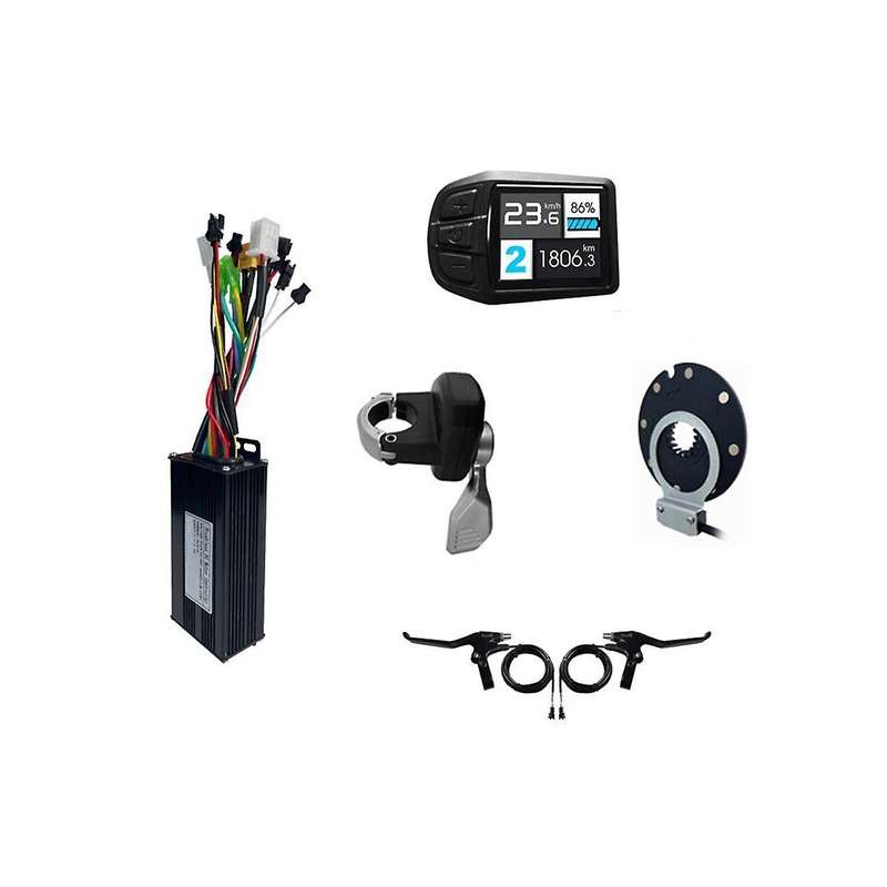 26a -mode Controller Kit 36v 48v for Electric Bike Motor Conversion Kit with Ukc3 Display Gauge