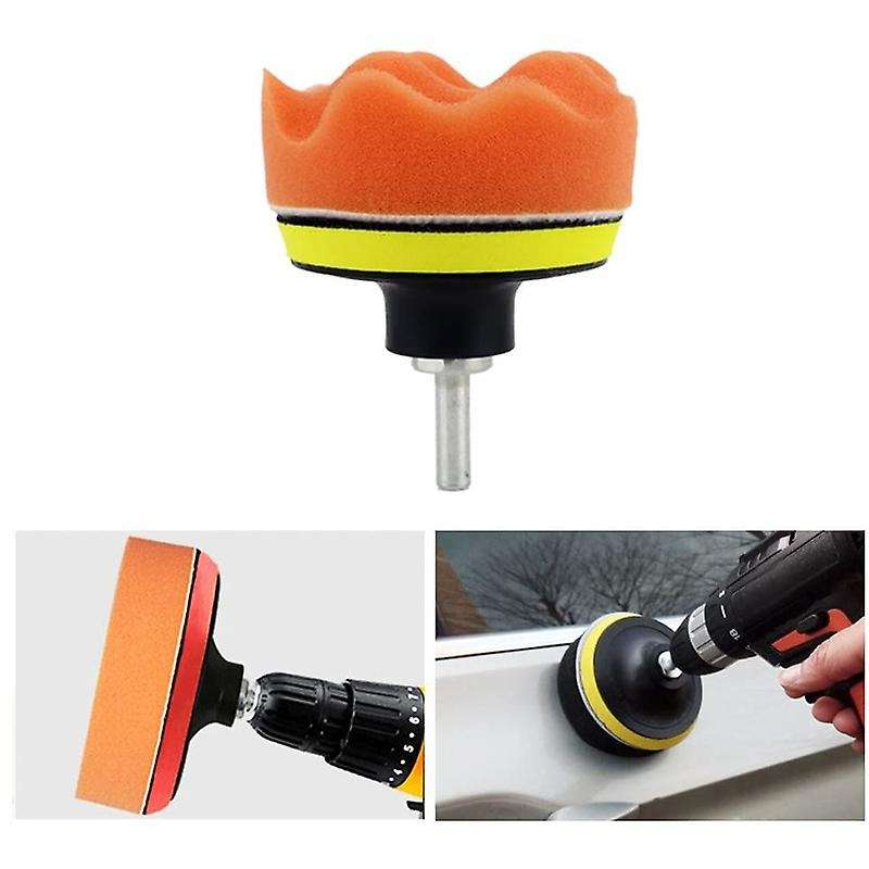26Pcs Car Foam Drill Polishing Pad Kit 3 Inch Buffing Sponge Pads Kit for Car Sanding, Polishing Wax