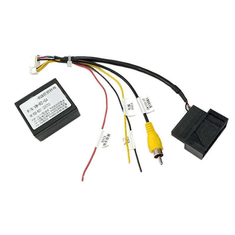 26PIN RGB Decoder RGB to CVBS(AV) Conversion Box Adapter for CC Golf 6 Magotan Car Camera