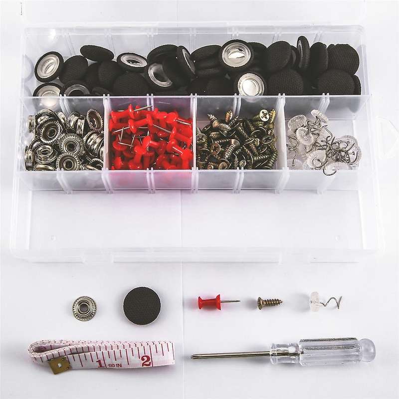 272Pcs Car Ceiling Repair Rivets Car Roof Repair Rivet Kit with Torsion Pin and Installation Tool Ki