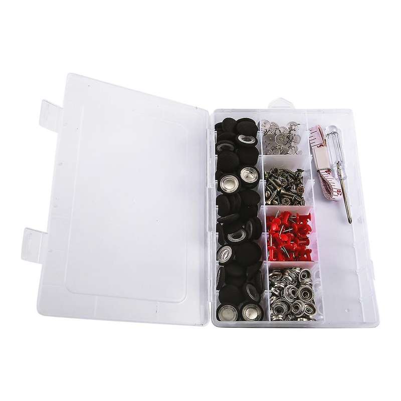 272Pcs Car Ceiling Repair Rivets Car Roof Repair Rivet Kit with Torsion Pin and Installation Tool K