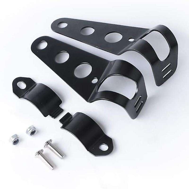 27-36mm Motorcycle Headlight Brackets Universal Mount Stand Support