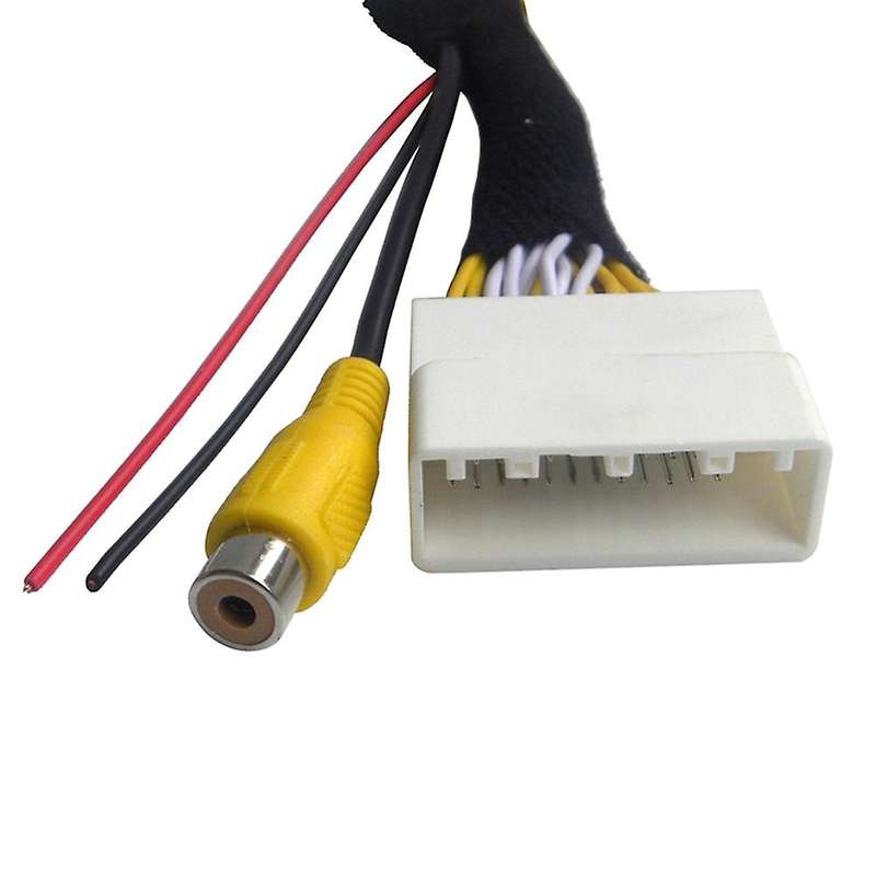 28 Pin Car RCA Video Reverse Camera Convert Cable Adapter Compatible Mazda 2