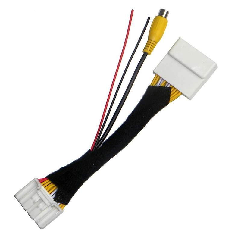 28 Pin Car RCA Video Reverse Camera Convert Cable Adapter Compatible Mazda 2