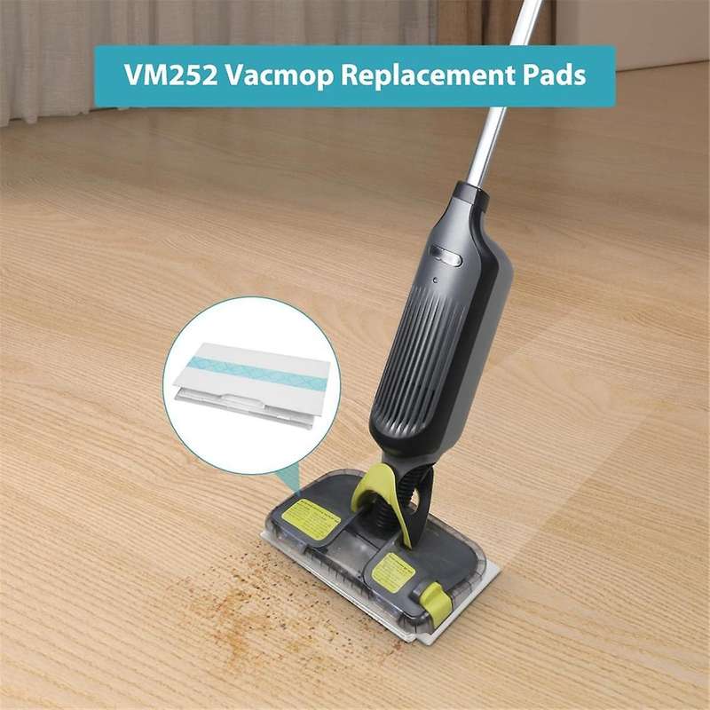 28 Pack Disposable Replacement Mop Pad Refills Compatible for Vacmop VM252 VM251 VM250 VM200 VM190