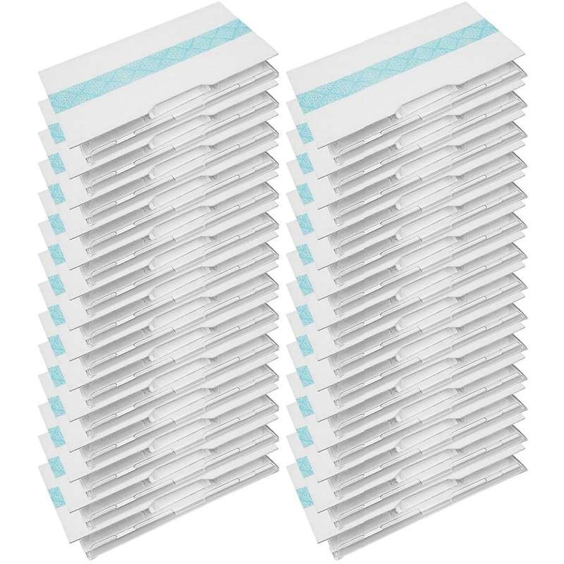 28 Pack Disposable Replacement Mop Pad Refills Compatible for Vacmop VM252 VM251 VM250 VM200 VM190