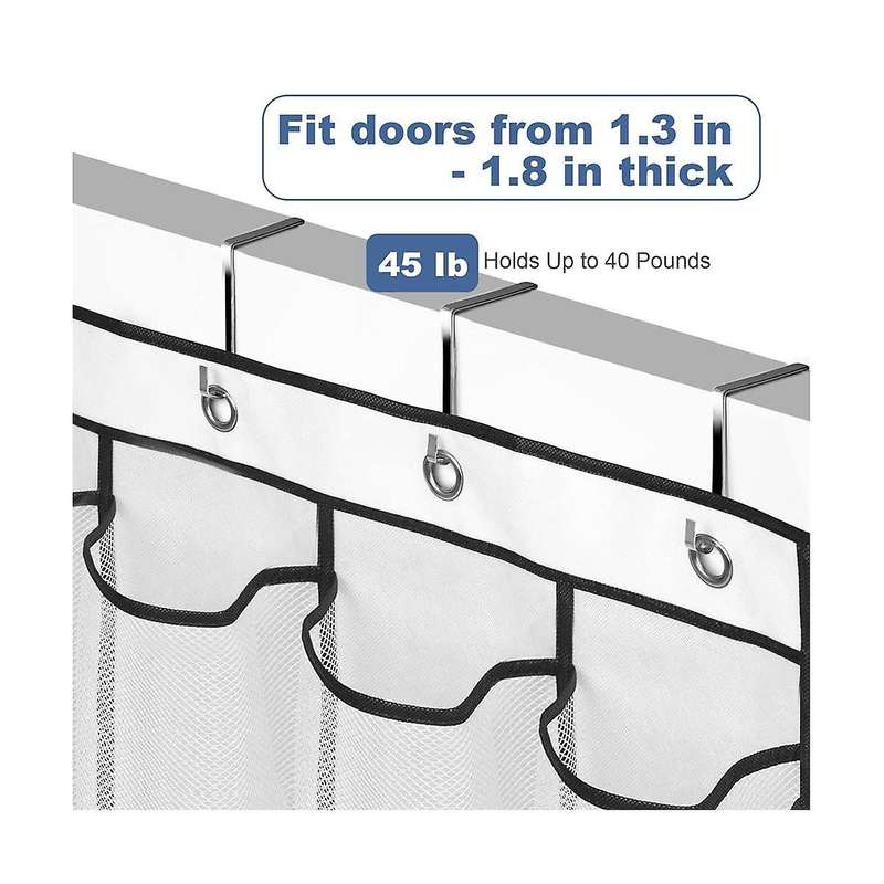 28 Pockets Over The Door Shoe Organizers for Closet Shoes Hanger Organizers Storage Holder for Back