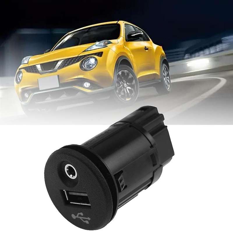 28023-bh00c Car Aux Port Adapter Usb Auxiliary Plug for  Frontier 2011-2019 Juke 2014-2018 28023bh0
