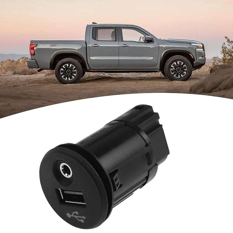 28023-bh00c Car Aux Port Adapter Usb Auxiliary Plug for  Frontier 2011-2019 Juke 2014-2018 28023bh0