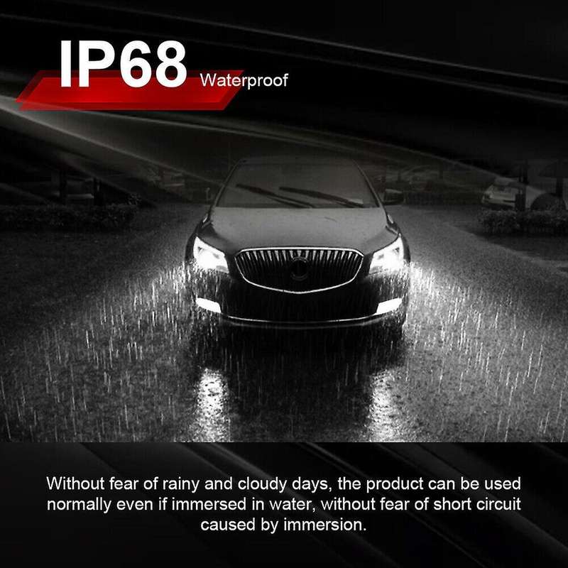 2800W Mini H8/H9/H11 LED Headlight Conversion Fog Bulb Kit 420000LM White 6000K X