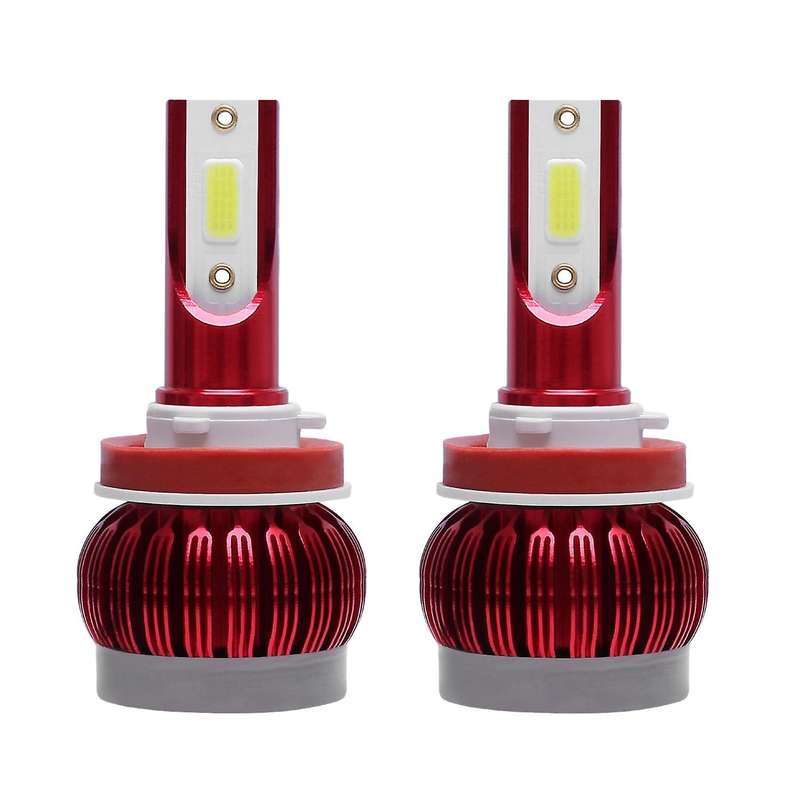 2800W Mini H8/H9/H11 LED Headlight Conversion Fog Bulb Kit 420000LM White 6000K X