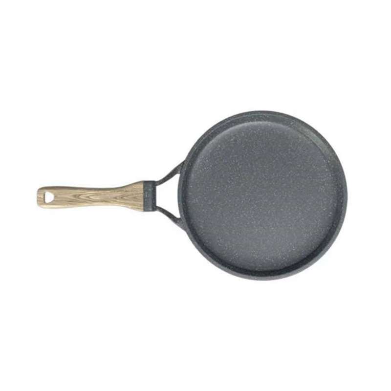 28cm Stone Frying Pan Non-stick Cast Iron Pancake Pan Omelet Pot for Gas Stove Induction Cooker Kitc
