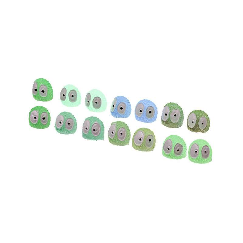 28pcs Luminous Dust Elf Colorful Luminous Luminous Mini Ornaments Miniature Landscape Diy Room Home