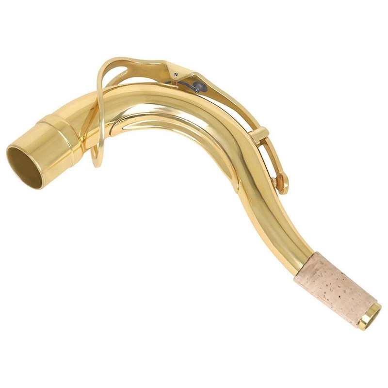 28mm Port Golden Copper Alto Tenor Elbow Bend Neck Replacement Parts for Saxophone