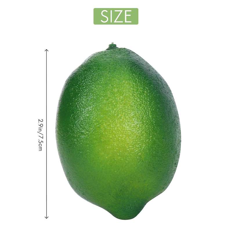 28Pcs/Set Artificial Lemons and Limes Fruits Decorative Faux Citrus Fruits Artificial Decorations f