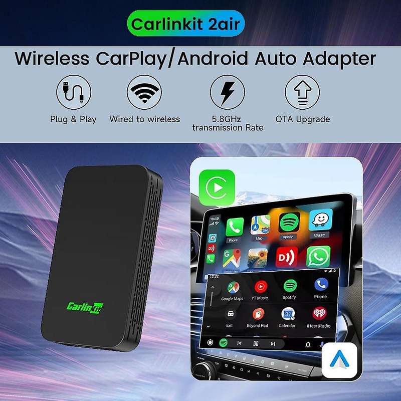 2air Carplay Wireless Android Auto Wireless Mini Adapter Plug Play for For