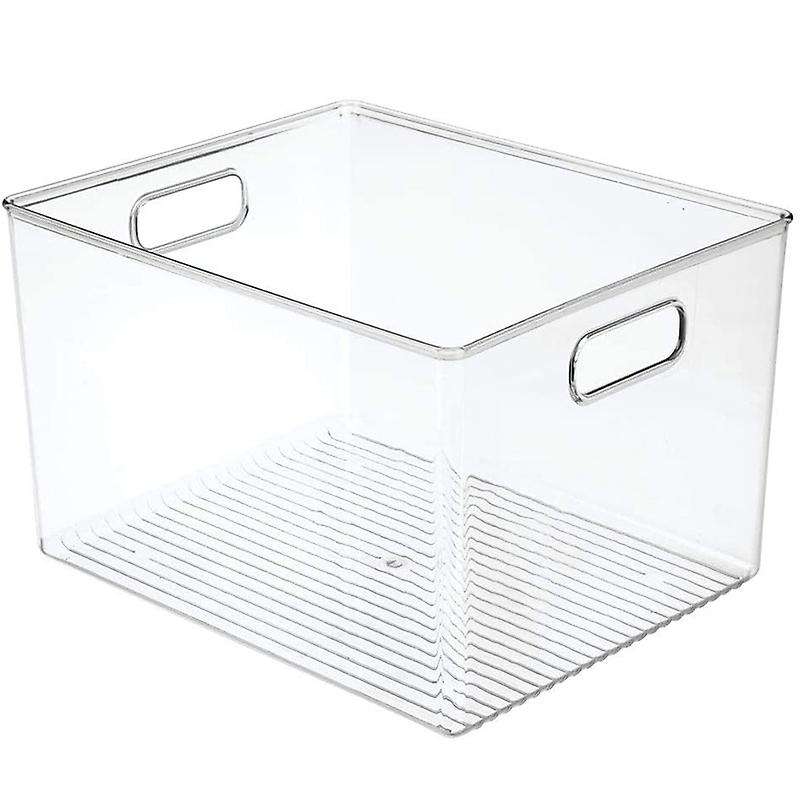 29x20x15cm Acrylic Transparent Refrigerator Storage Box Desktop Dormitory Bathroom Storage Box