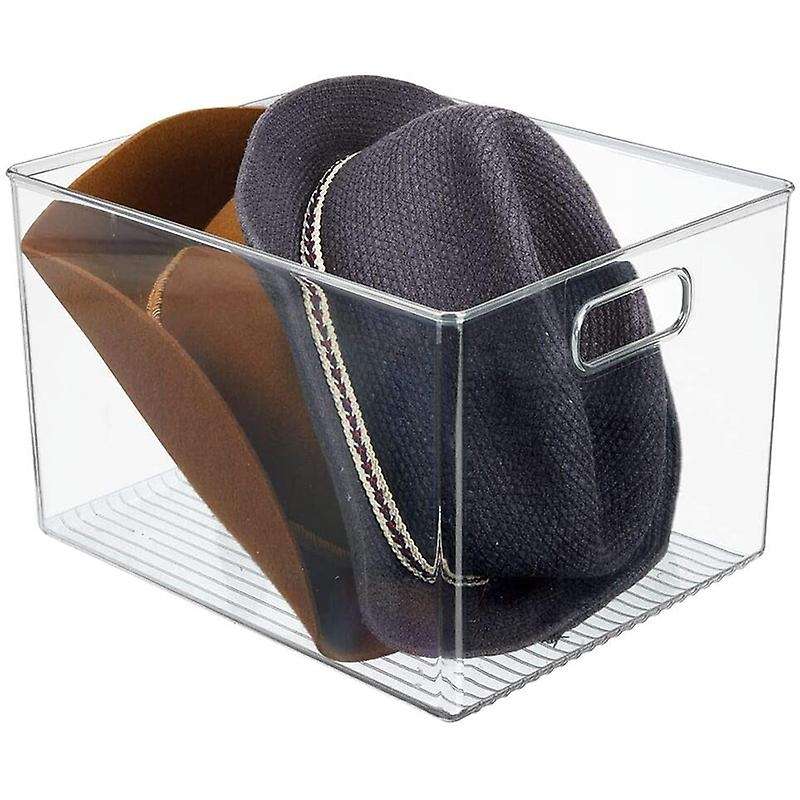 29x20x15cm Acrylic Transparent Refrigerator Storage Box Desktop Dormitory Bathroom Storage Box