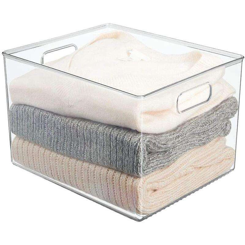 29x20x15cm Acrylic Transparent Refrigerator Storage Box Desktop Dormitory Bathroom Storage Box