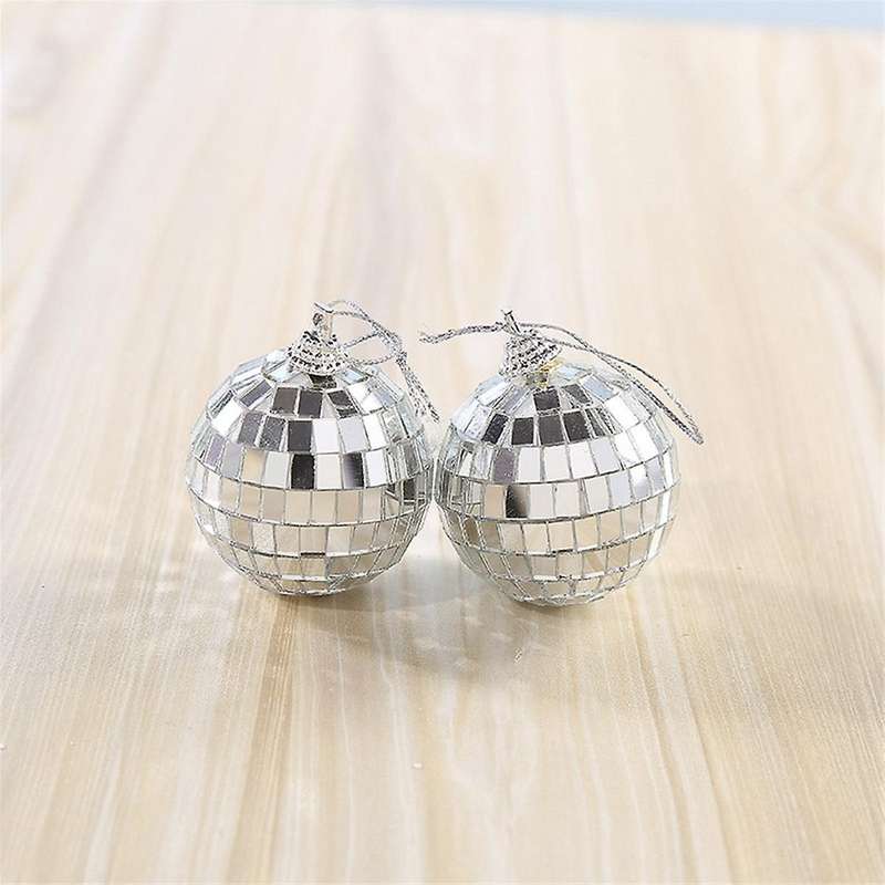 2CM Mirror Reflective Ball Bar Disco Wedding Ins Cake Decoration Ball Christmas Ball Decoration Prop