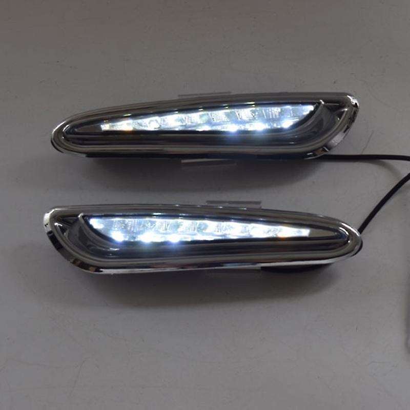 2Color Car Turn Signal Fog Lamp LED Daytime Running Light for 3 Axela DRL 2010-2013