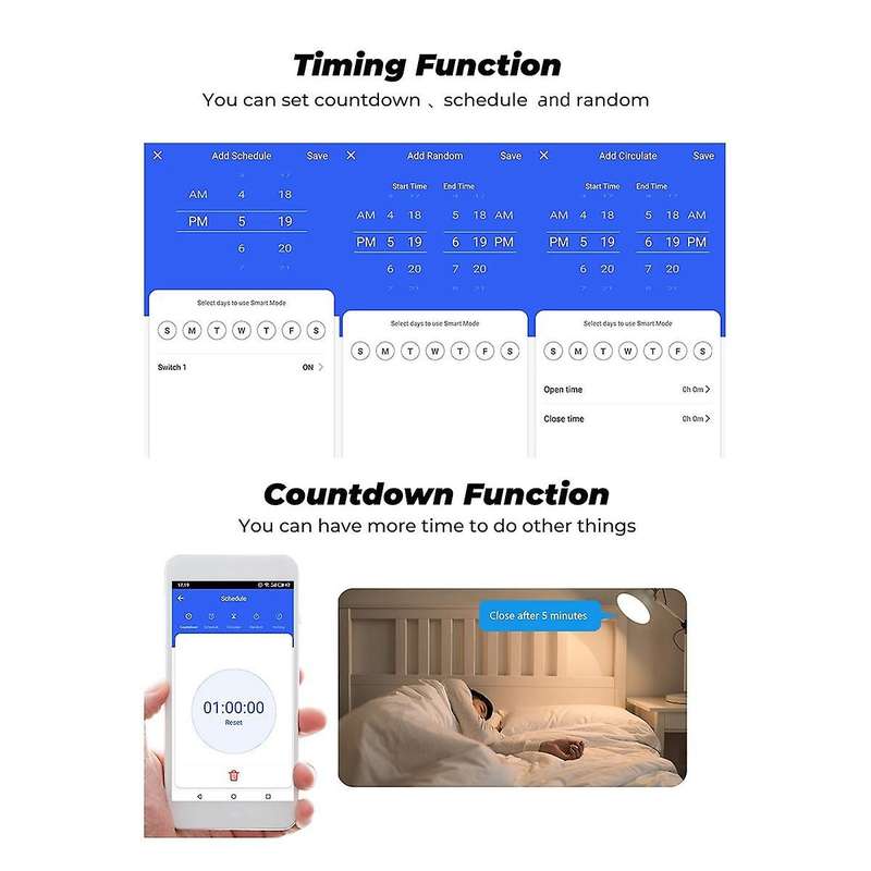 2CH Tuya WiFi Switch Fan Controller Smart Home Stepless Speed Switch Voltage Regulator for Alexa Goo