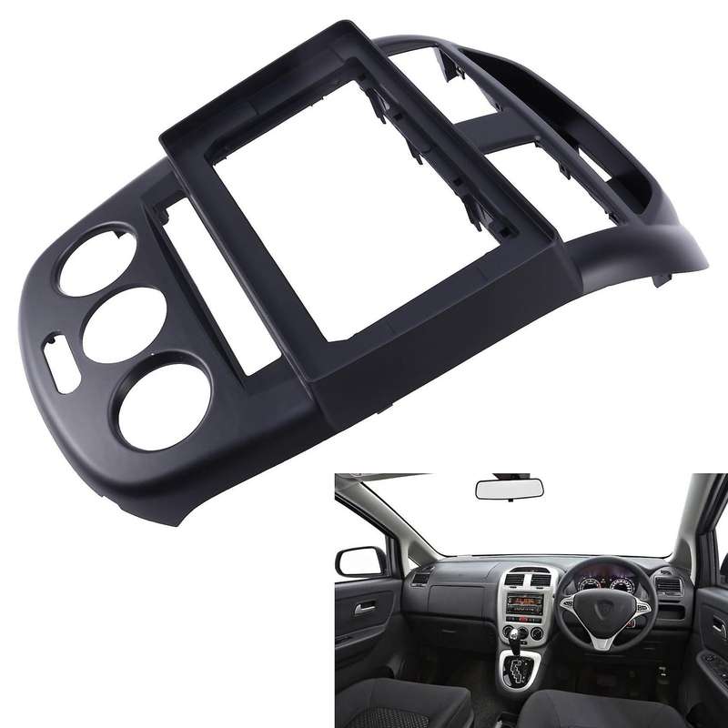 2Din Car DVD Frame Audio Fitting Adaptor Dash Trim Kits Fascia Panel 10.1 Inch for Exora 2009+