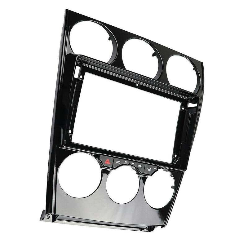 2Din Car Audio Fascia Frame Adapter with AC Panel & Power Cable Canbus Big Screen DVD Fitting Dash T