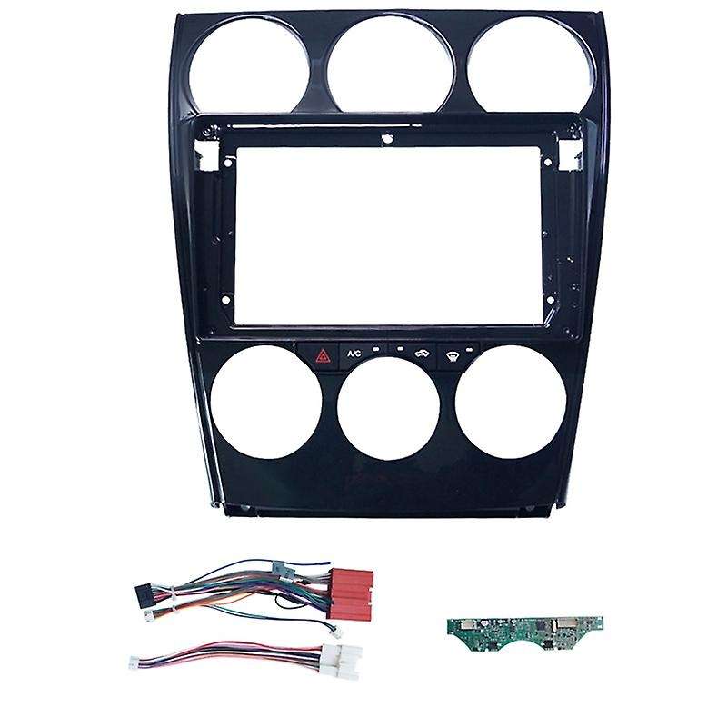 2Din Car Audio Fascia Frame Adapter with AC Panel & Power Cable Canbus Big Screen DVD Fitting Dash T