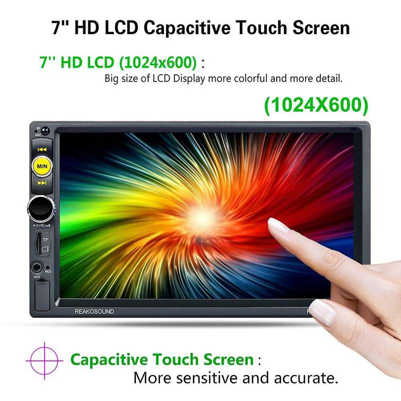 2DIN Car Radio 7 inch Bluetooth with Carplay Autoradio Audio MP5 Player AUX FM Stereo MP5 Receiver w