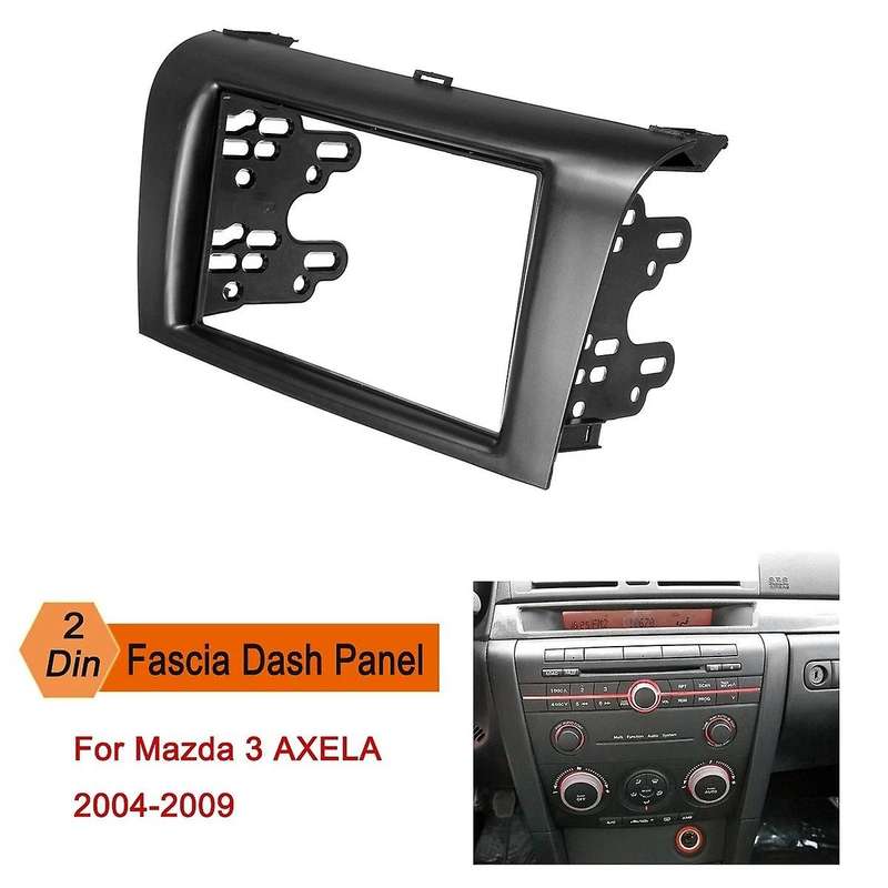 2din Car Stereo Radio Dvd Fascia Fascias Dash Panel Plate Kit Frame Cover for Axela 2004-2007 2008