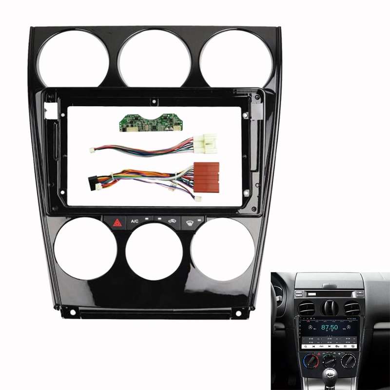 2din Car Radio Fascia for 6 2004-2016 Dvd Stereo Plate Adapter Mounting Dash Installation Bezel Tri