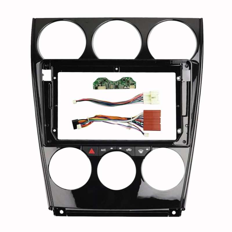 2din Car Radio Fascia for 6 2004-2016 Dvd Stereo Plate Adapter Mounting Dash Installation Bezel Tri