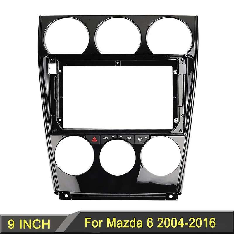 2din Car Radio Fascia for 6 2004-2016 Dvd Stereo Plate Adapter Mounting Dash Installation Bezel Tri