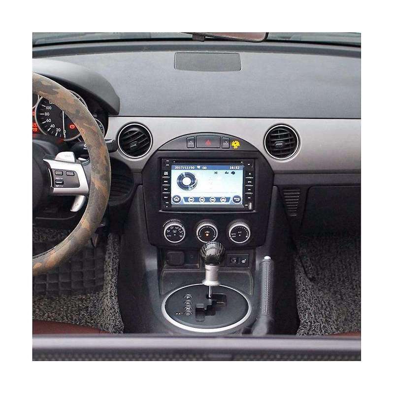 2din Car Stereo Radio Fascia for Mx-5 Mx5 Miata 2005+ Dashboard Video Dvd Player Panel Frame Mounti