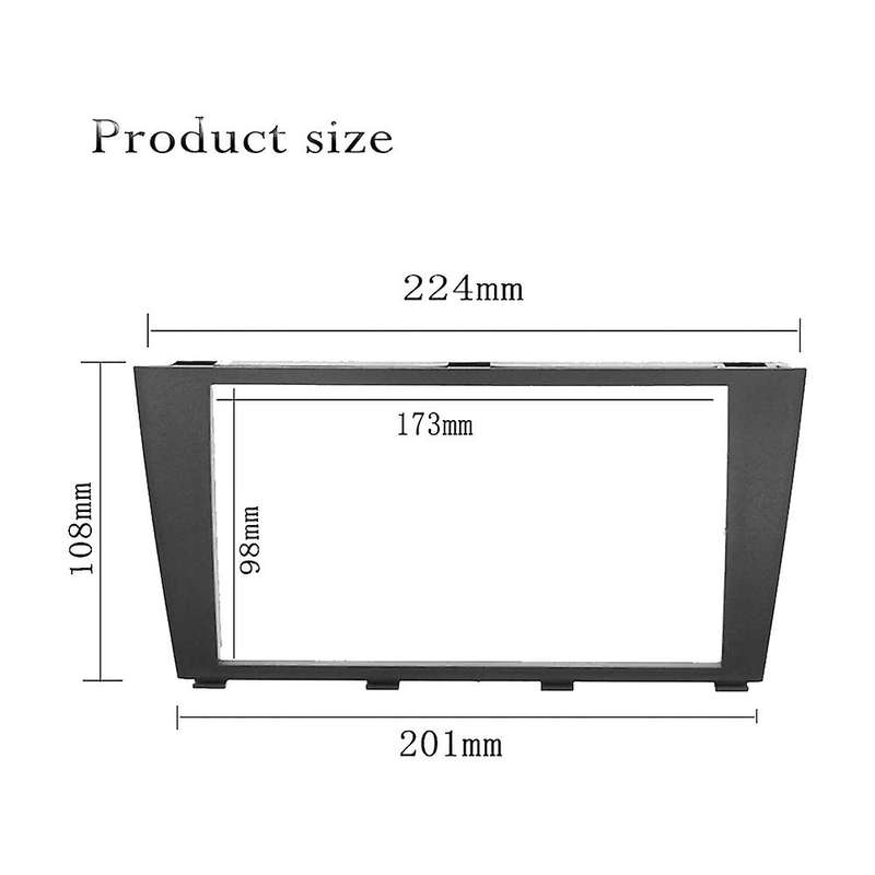 2din Car Stereo Radio Fascia Panel Frame for Lexus Is200 Is300 Toyota Altezza 1995-2006