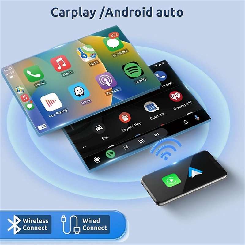 2G+32G Android 13 9inch Car Stereo Wireless Carplay Android Auto for 406 1999-2004,Bluetooth FM Wifi