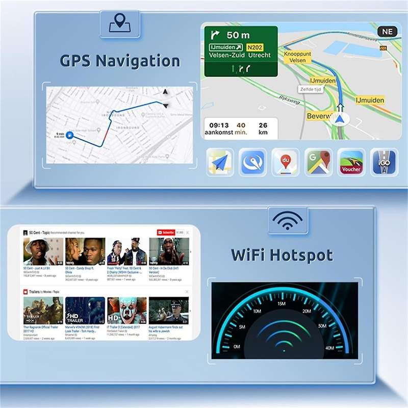 2G+32G Android 13 9inch Car Stereo Wireless Carplay Android Auto for 406 1999-2004,Bluetooth FM Wifi
