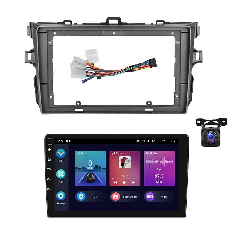 2G+64G Android Car Stereo for 2009-2013 Wireless Carplay Android Auto, 9in Car Radio GPS WiFi Rear