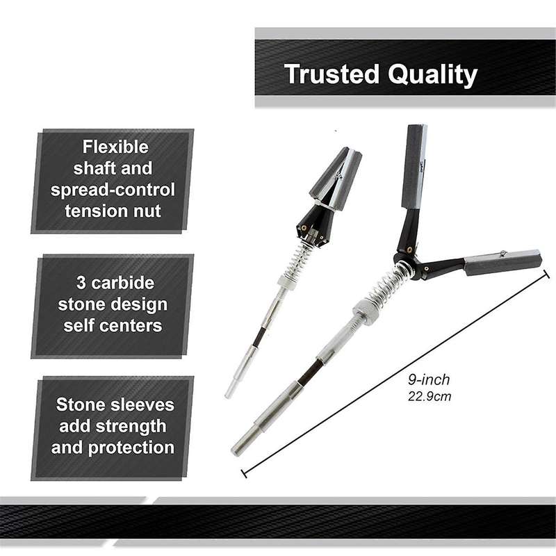 2in Small Brake Cylinder Hone Tool - Engine Cylinder Hone Deglazer 1.25-3.5in Piston Honing with 3p