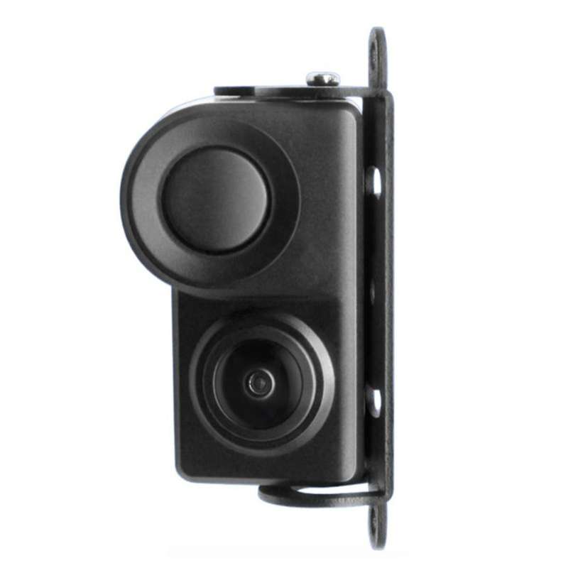 2-in-1 Audible Alarm Parking Assist System Radar Detector Sensor Hd Wide Anglereversing Rearview Cam