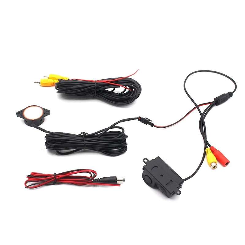 2-in-1 Audible Alarm Parking Assist System Radar Detector Sensor Hd Wide Anglereversing Rearview Cam