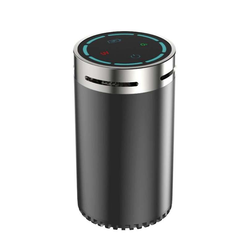 2-In-1 Mini Portable Air Cleaner for Car Home Office UV Disinfection Cordless Air Purifier Humidifie