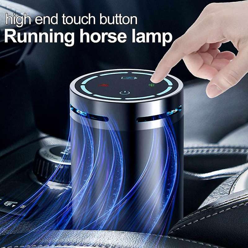 2-In-1 Mini Portable Air Cleaner for Car Home Office UV Disinfection Cordless Air Purifier Humidifie