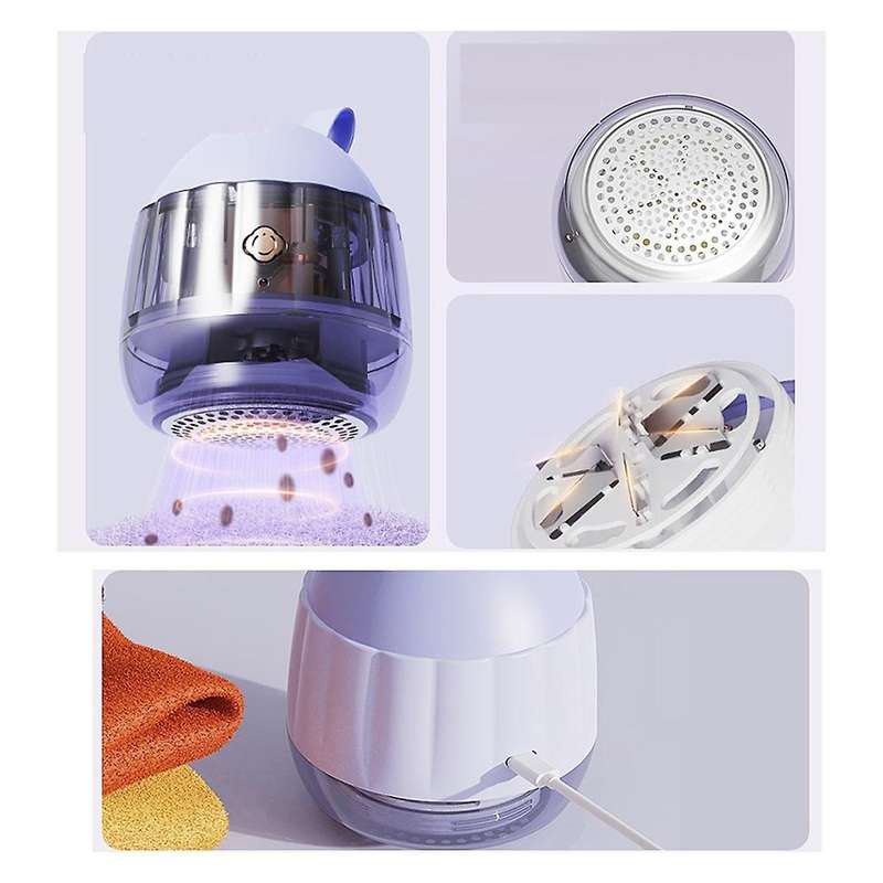 2In1 Portable Mini Clothes Hair Ball Trimmer Electric Fabric Remover for Removing Villus USB Recharg