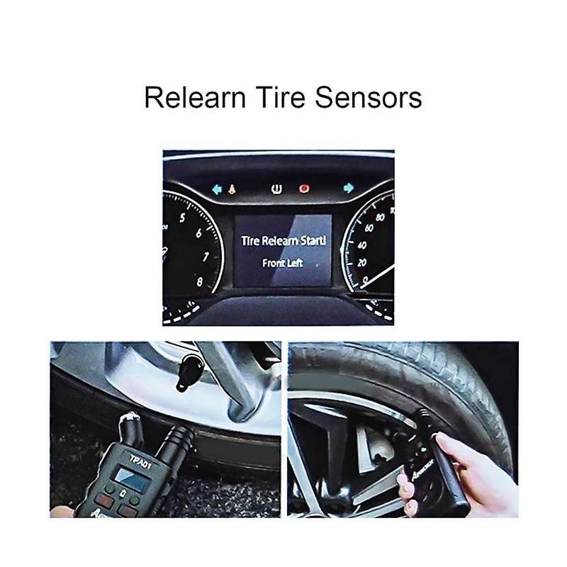 2-IN-1 Tire Pressure Monitoring System Tool Tpms Activation Tool Tire Pressure Sensors with LCD Di