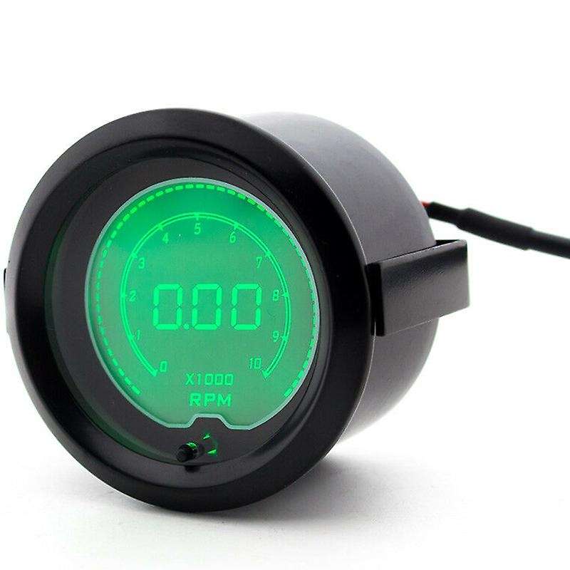 2inch 52mm Universal Car 7 Color LCD Digital 0-10000 RPM Tachometer Gauge Meter