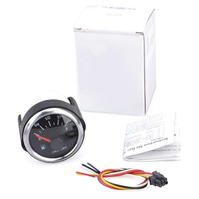 2inch 52mm Mechanical Car Fuel Level Gauge Car Meter E-1/4-1/2-3/4-F Fuel Level Indicator